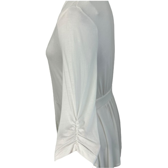 AB Studio Women's Off White Cardigan Sweater - Picture 7 of 11